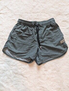 Legends - 5" Dark Green Speckled Shorts - Size Small